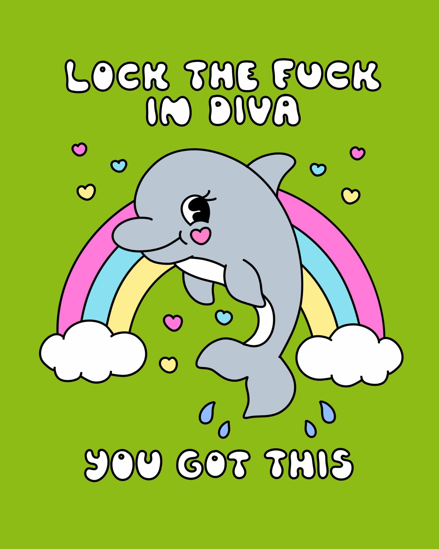 Lock The F*ck In Diva Print