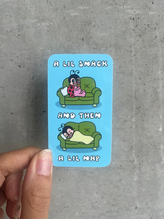Lil Snack Lil Nap Sticker