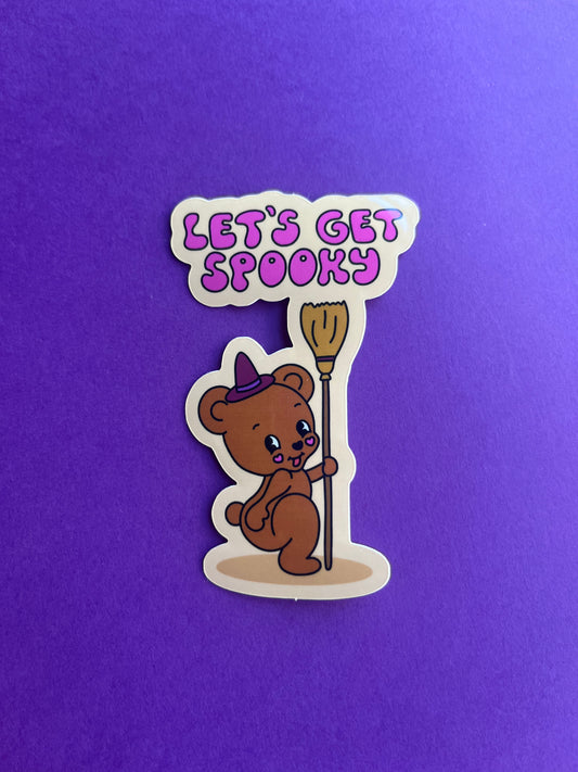 Let's Get Spooky Sticker