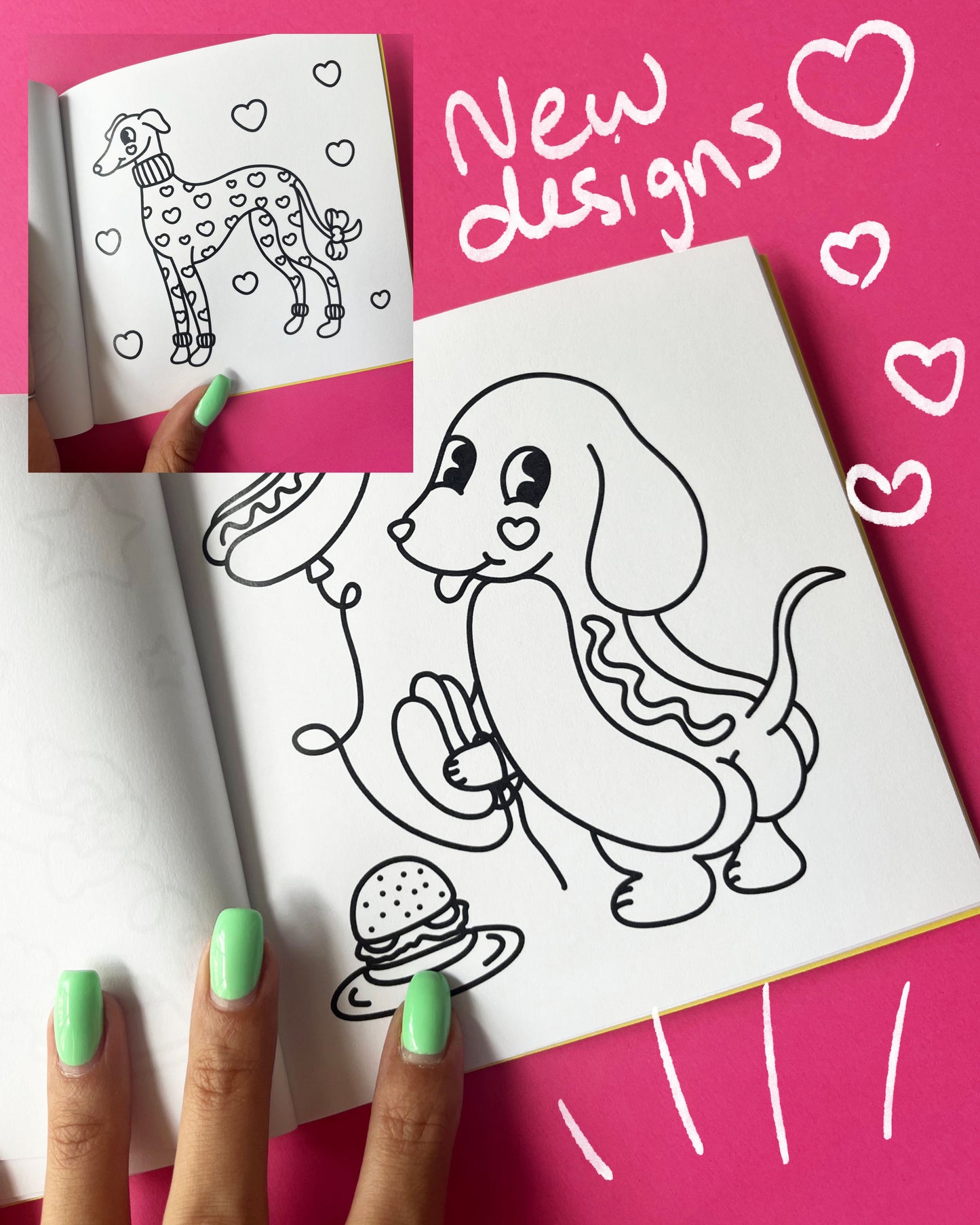 Happy Pups Coloring Book