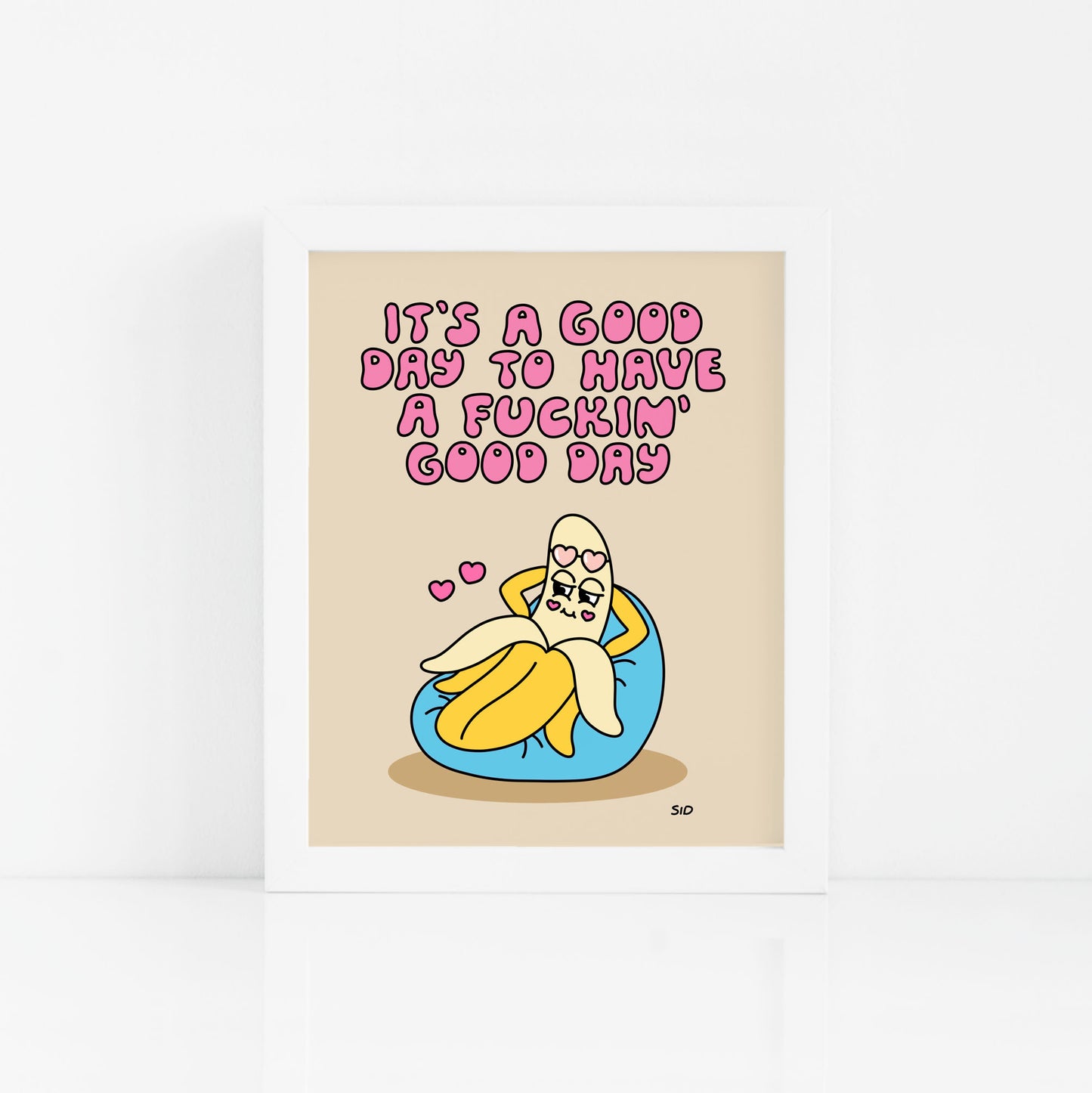 Good Day Banana Print