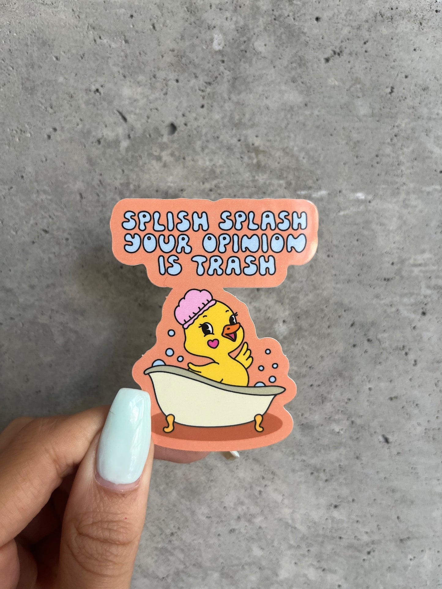 Splish Splash Sticker