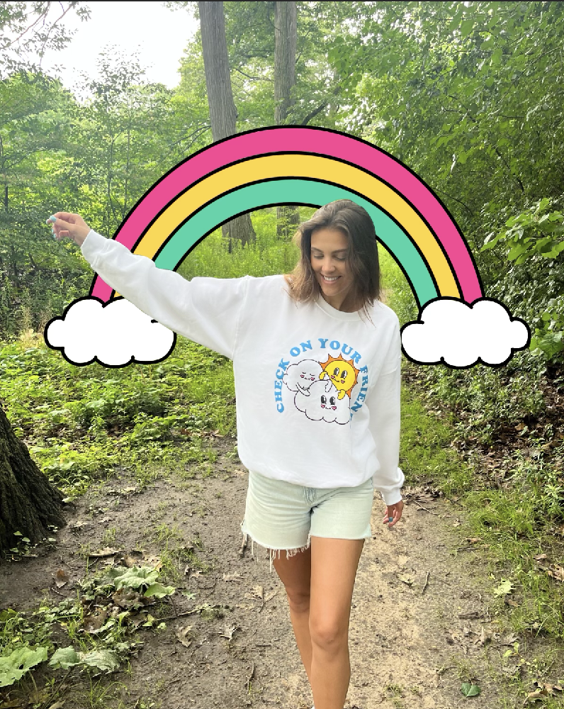Check On Your Friends Crewneck