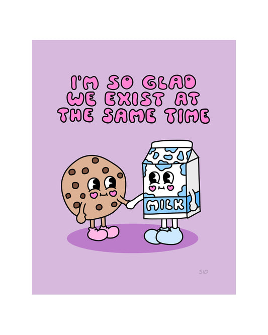 Milk and Cookies Print