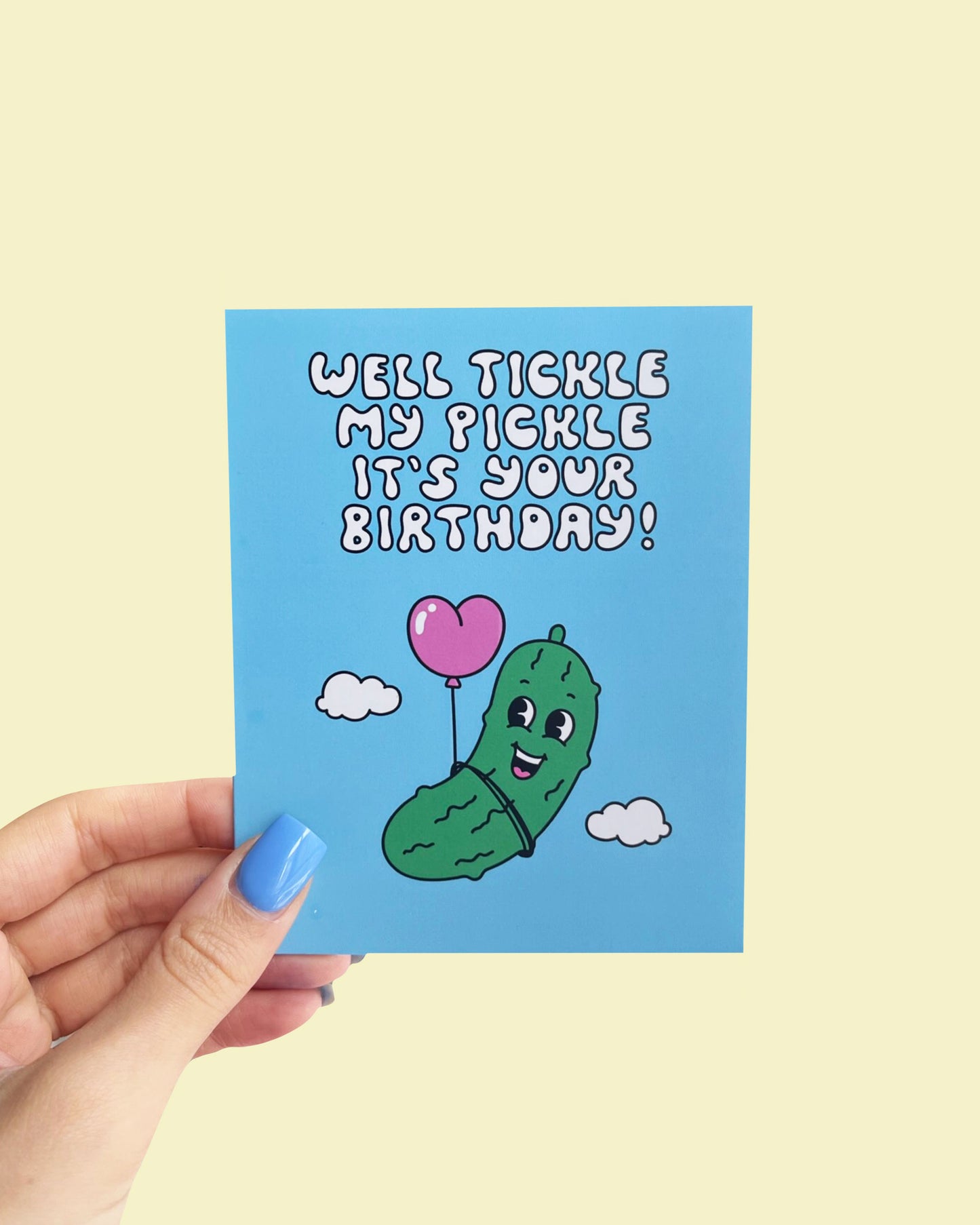 Pickle Birthday Card