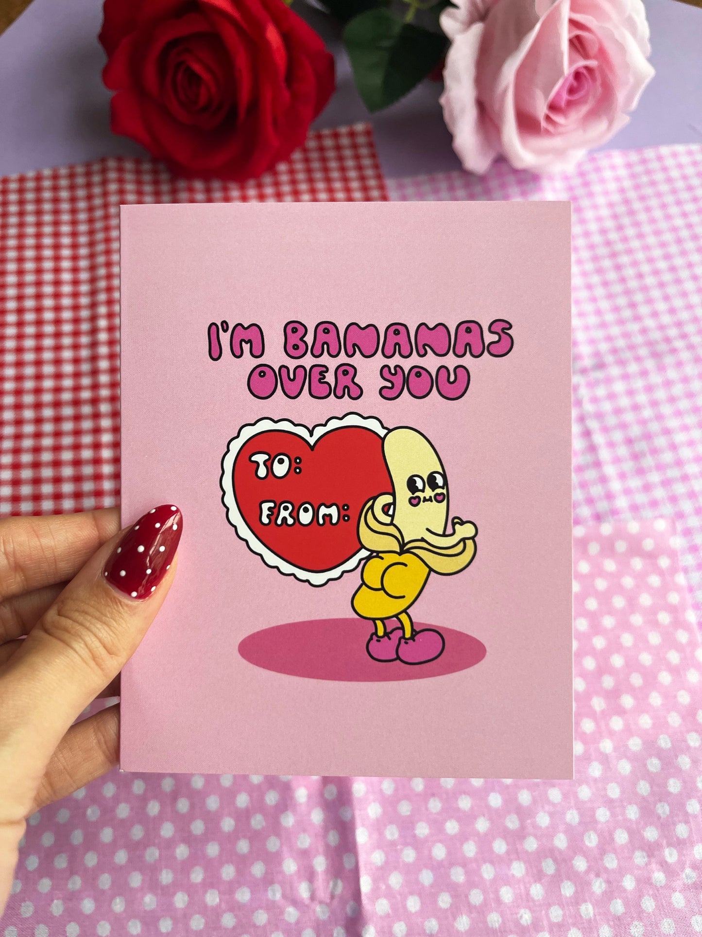 Bananas Over You Card