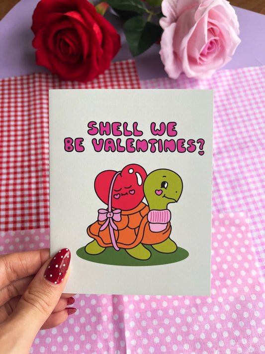 Shell We Be Valentines? Card