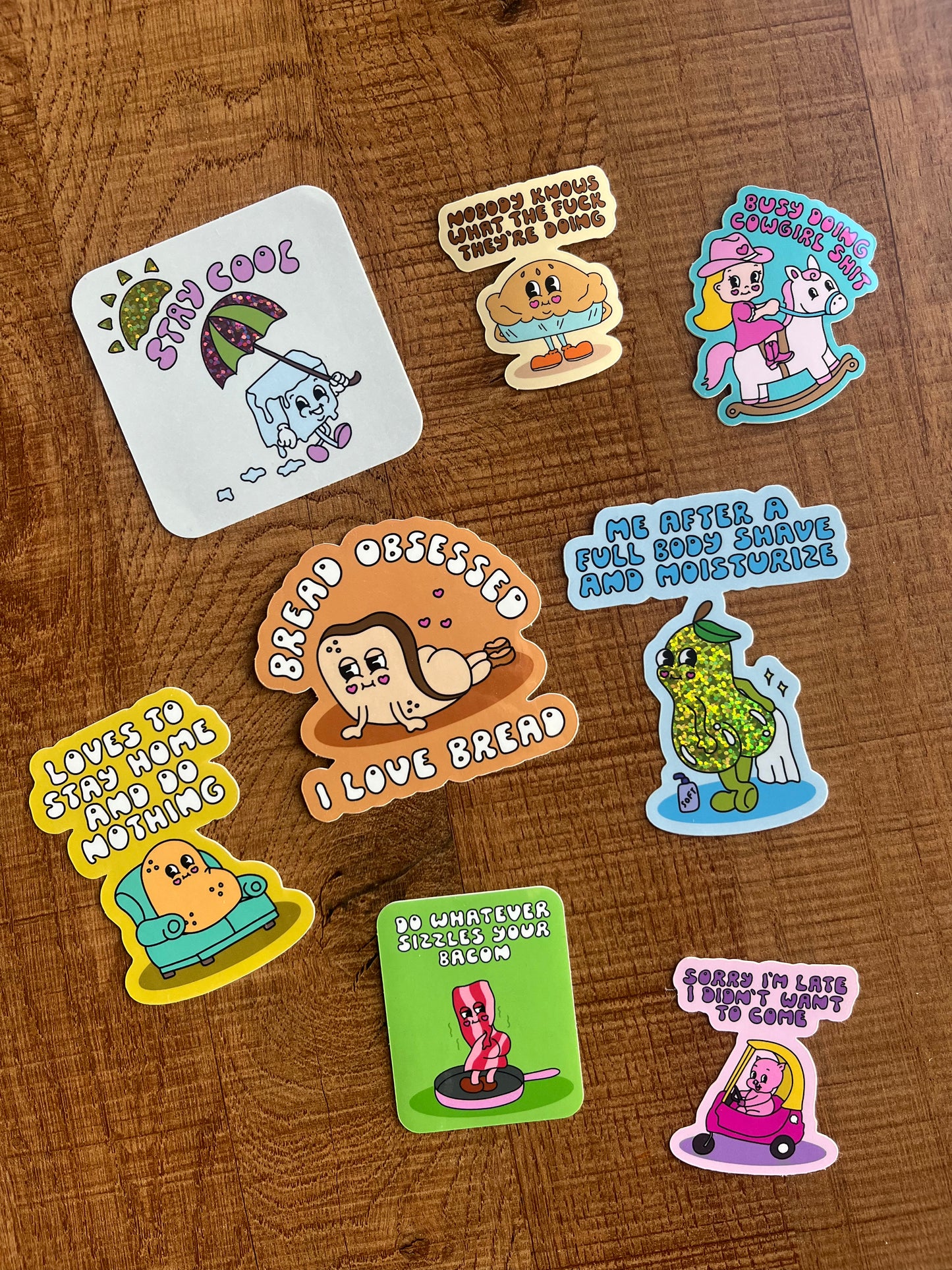 Sticker Mix - 8 stickers
