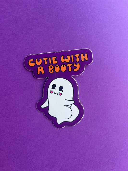 Cutie with a Booty Sticker