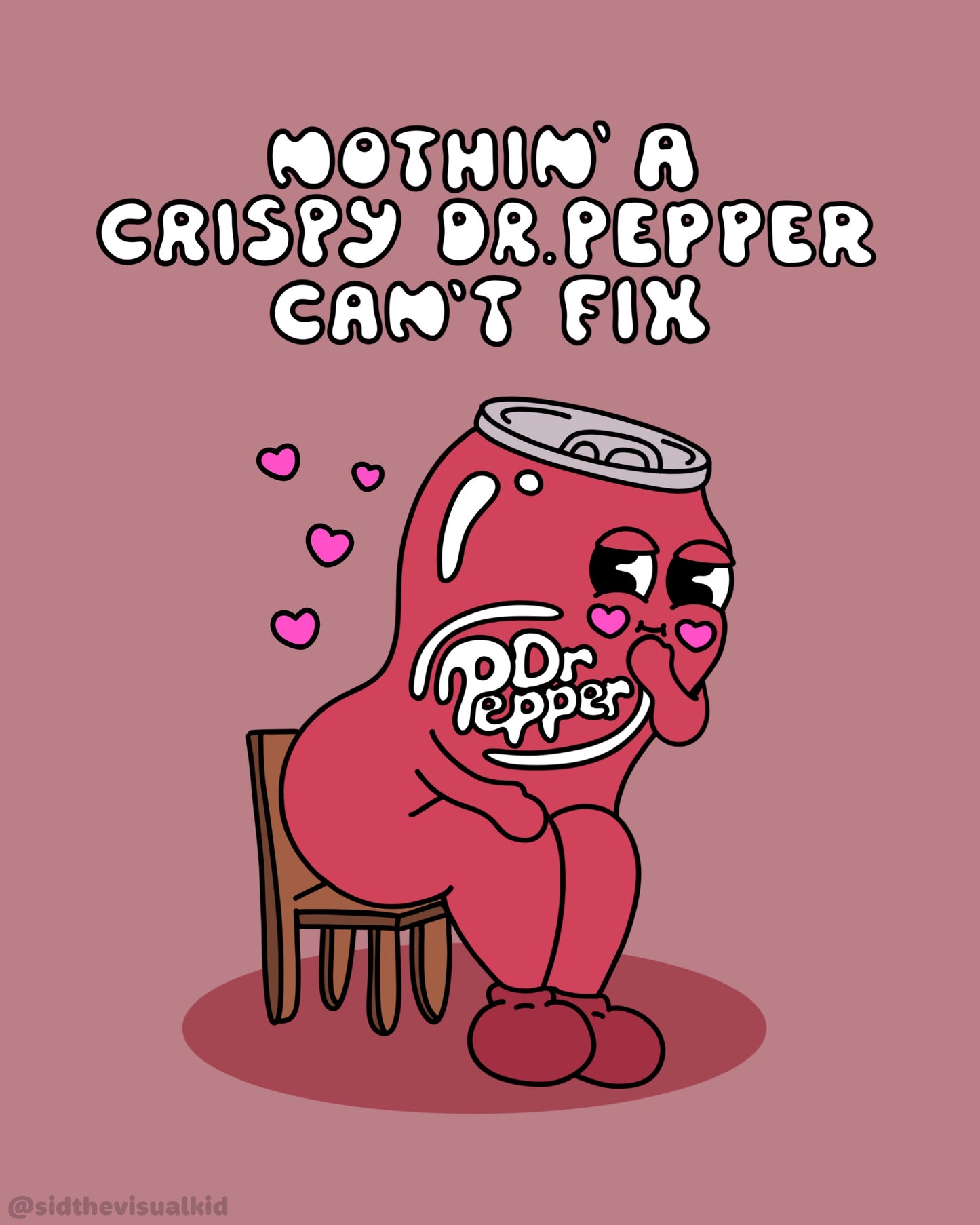 Crispy Dr. Pepper Print