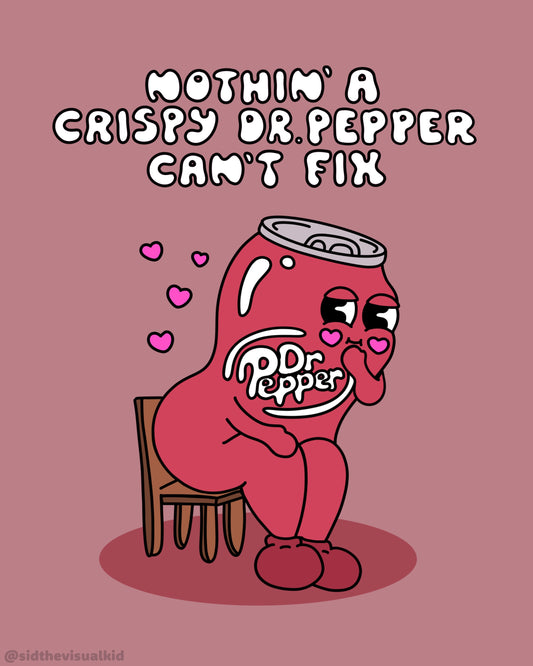 Crispy Dr. Pepper Print