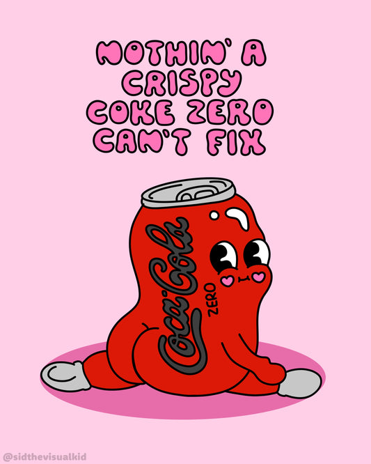 Crispy Coke Zero Print