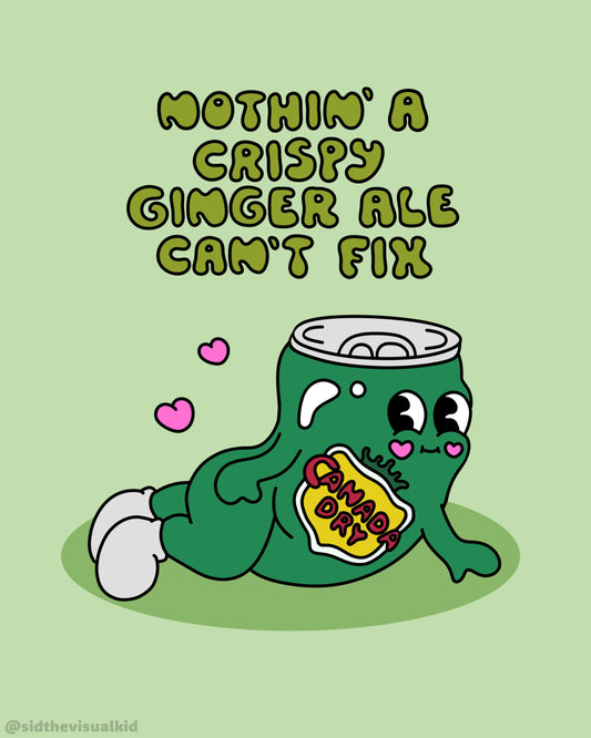 Crispy Ginger Ale Print