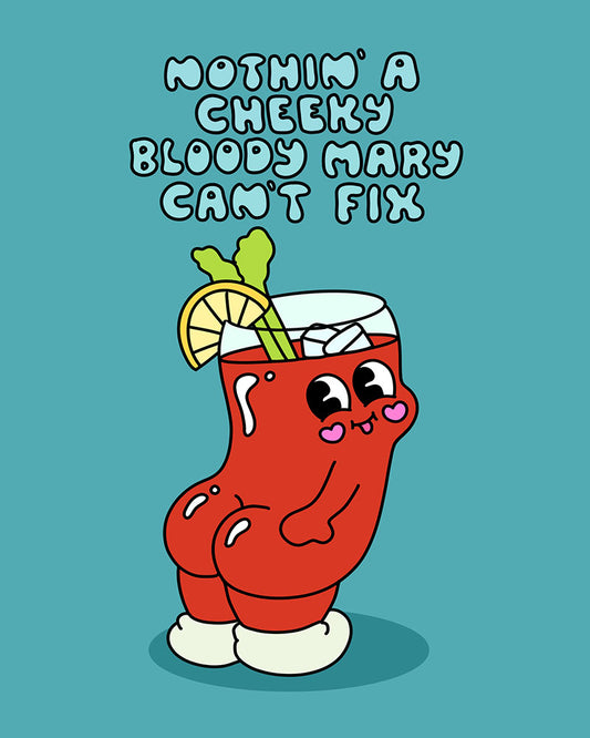 Cheeky Bloody Mary Print