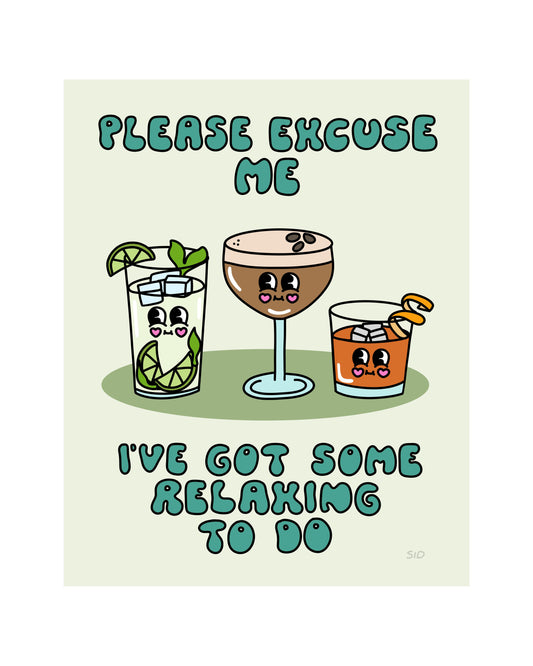 Cocktail Print