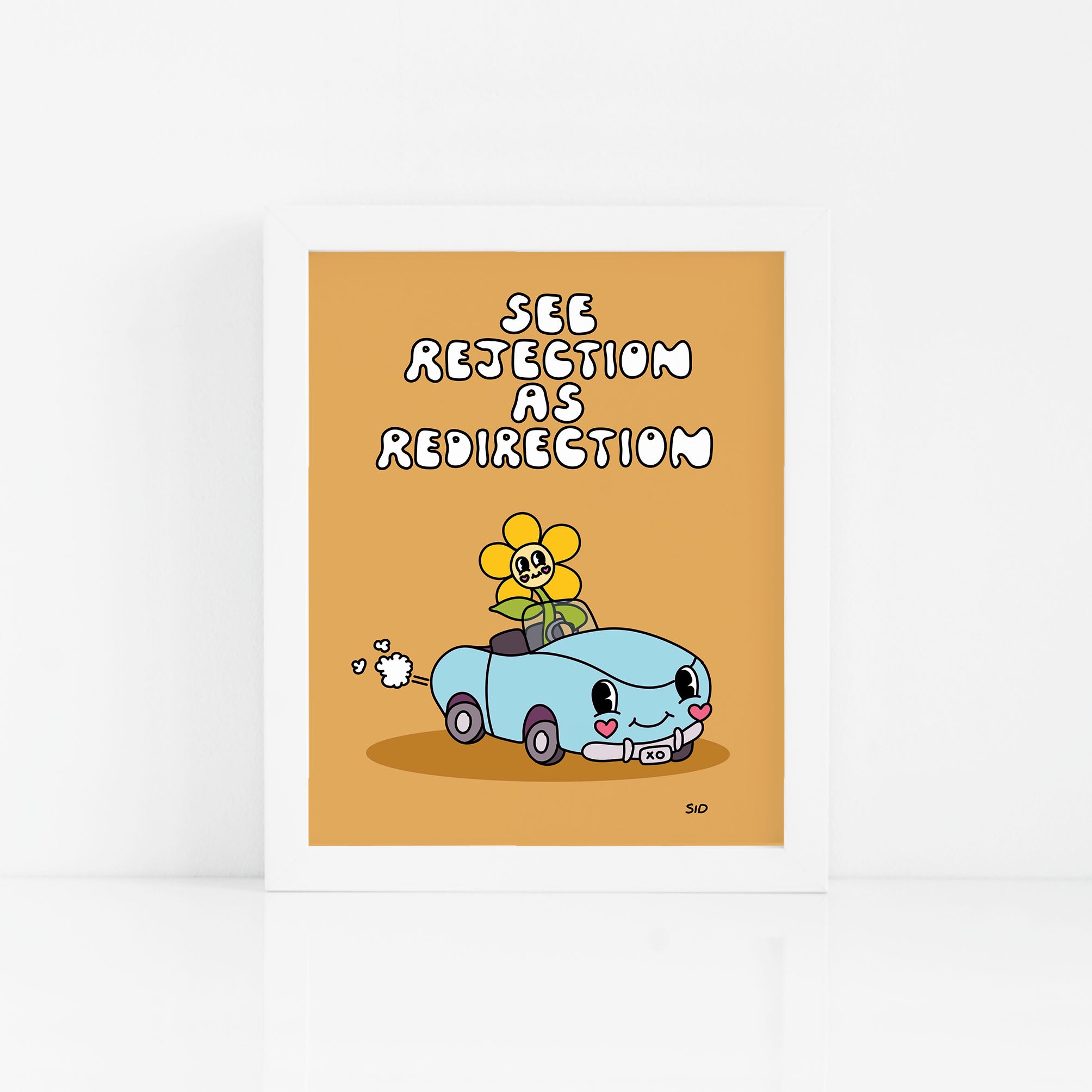 Failure Is Redirection Rejection is Redirection Print – Sid The Visual Kid