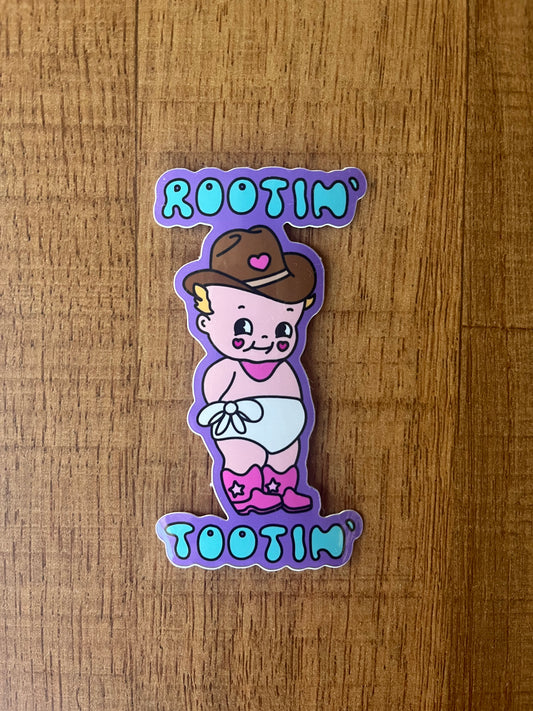 Rootin' Tootin' Sticker