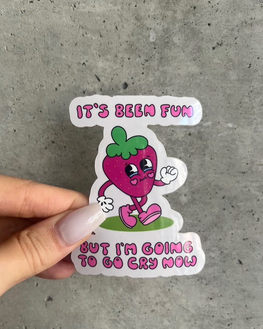 Going to Cry Sticker