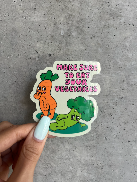 Eat Your Veggies Sticker